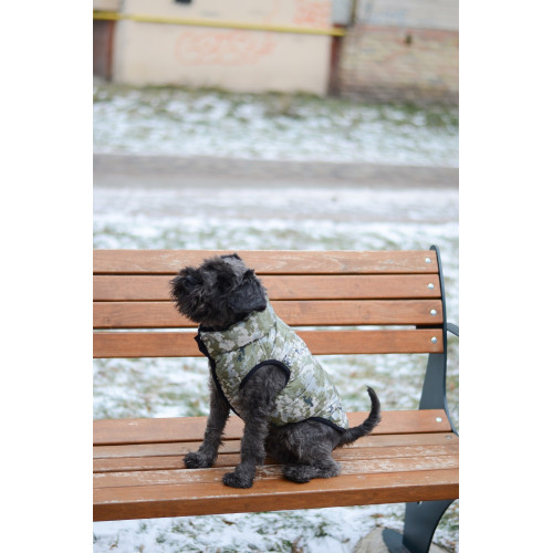 Куртка-жилет для собак WAUDOG Clothes Милитари камуфляж