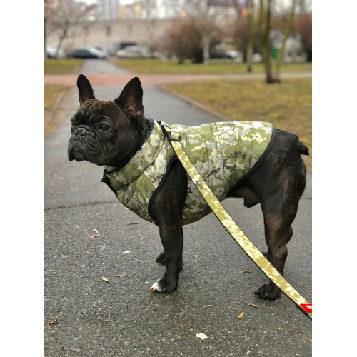 Куртка-жилет для собак WAUDOG Clothes Милитари камуфляж