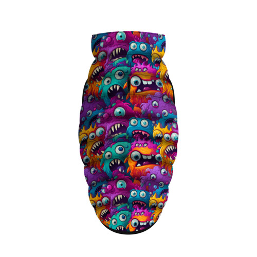 Куртка для собак WAUDOG Clothes, рисунок "Зубастые монстры"