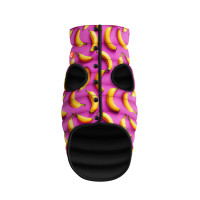 Куртка для собак WAUDOG Clothes, рисунок "Бананы на розовом"