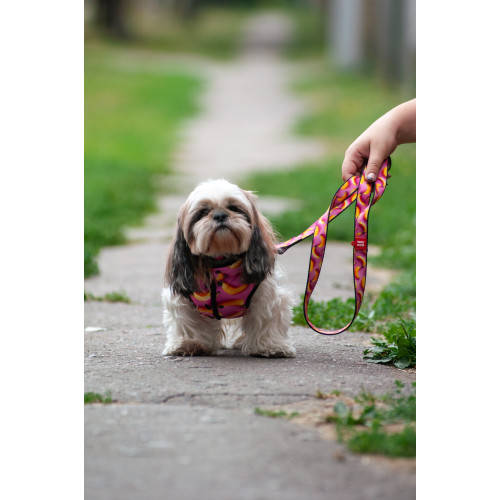 Куртка для собак WAUDOG Clothes, рисунок "Бананы на розовом"