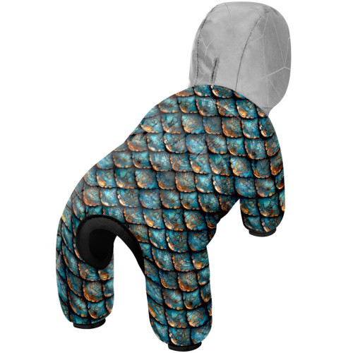 Комбинезон для собак WAUDOG Clothes, рисунок "Чешуя"