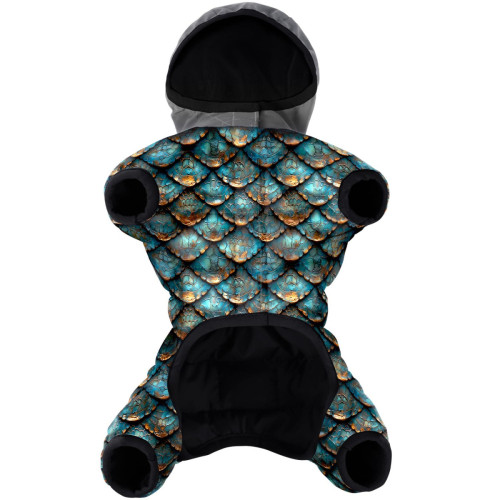 Комбинезон для собак WAUDOG Clothes, рисунок "Чешуя"