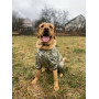 Комбінезон для собак WAUDOG Clothes Мілітарі камуфляжний зі світловідбивним капюшоном