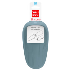 Поилка-насадка на бутылку для собак WAUDOG Silicone, серая