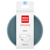 Миска для собак WAUDOG Silicone, сіра