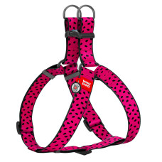 Шлея для собак WAUDOG Nylon рисунок "Арбуз"