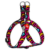 Шлея для собак WAUDOG Nylon малюнок "Графіті"