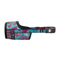 Намордник для собак WAUDOG Nylon, малюнок "Літо", пластиковий фастекс