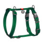 Шлея для собак Н-образная светоотражающая WAUDOG Nylon Mono цвет "Зеленый"