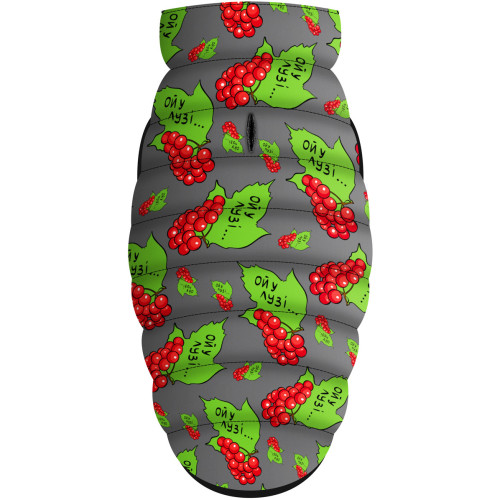 Куртка-жилет для собак WAUDOG Clothes з малюнком "Калина"