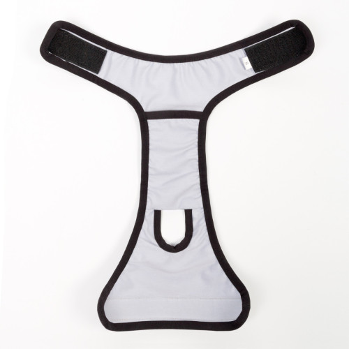 Пояс гигиенический для кобелей WAUDOG Vet на липучке Серый