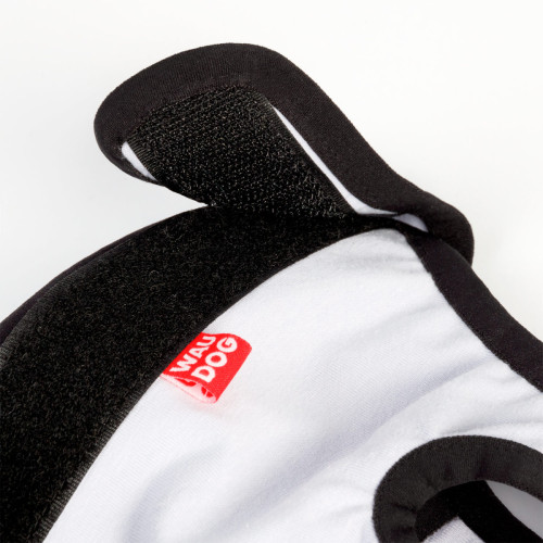 Пояс гигиенический для кобелей WAUDOG Vet на липучке Серый