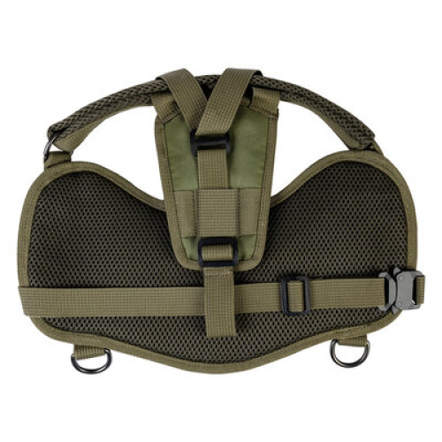 Шлея светоотражающая тактическая WAUDOG PRO-2 с металлическим фастексом Хаки