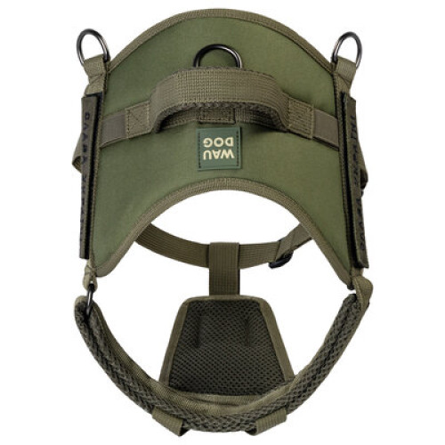 Шлея тактическая для собак WAUDOG PRO с металлическим фастексом Хаки