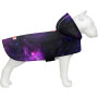 Дощовик-накидка для собак WAUDOG Clothes з капюшоном, малюнок «NASA21»
