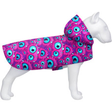 Дощовик-накидка для собак WAUDOG Clothes з капюшоном, малюнок «Око монстра»