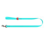 Поводок для собак водостойкий WAUDOG Waterproof, светонакопительный, ментолового цвета, (122 см - 305 см)