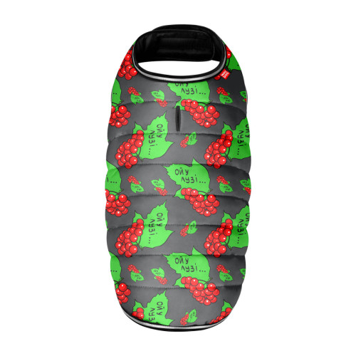 Куртка-накидка для собак WAUDOG Clothes, рисунок «Калина»