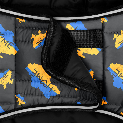 Курточка-накидка для собак WAUDOG Clothes, рисунок «Дом»