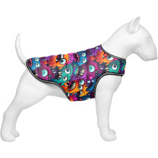 Курточка-накидка для собак WAUDOG Clothes, рисунок «Зубастые монстры»