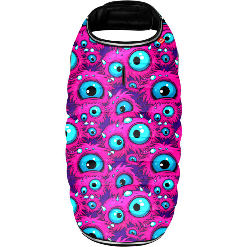 Курточка-накидка для собак WAUDOG Clothes, малюнок «Око монстра»