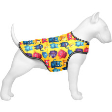 Курточка-накидка для собак WAUDOG Clothes, рисунок «Мохнатые монстры»