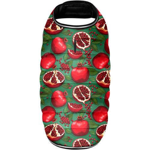 Курточка-накидка для собак WAUDOG Clothes, рисунок «Гранаты»