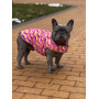 Курточка-накидка для собак WAUDOG Clothes, рисунок «Бананы на розовом»