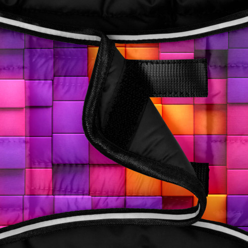 Курточка-накидка для собак WAUDOG Clothes, малюнок «Куби 3Д»