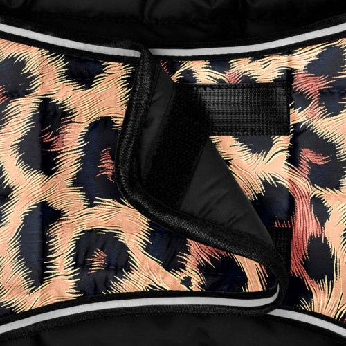 Курточка-накидка для собак WAUDOG Clothes, малюнок «Леопард»