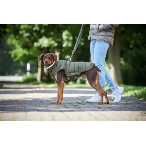 Тёплая куртка для собак Wolters Cosy, оливковая