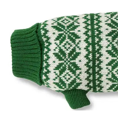 Вязаный свитер для собаки Wolters Thore, зелёный