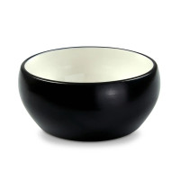 Миска для собак Wolters Diner Color, черно-белая 1.3 л