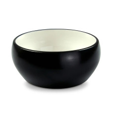 Миска для собак Wolters Diner Color, черно-белая 1.3 л