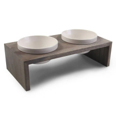 Двойные миски на подставке для собак Wolters Foodstation Gohan, серые